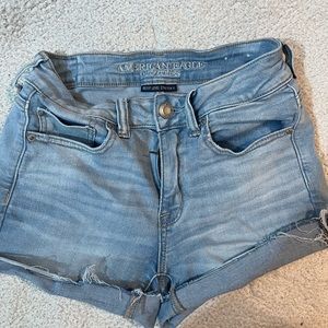 american eagle, next level stretch jean shorts